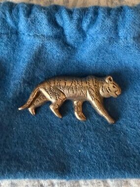 Mignon Faget Sterling Silver Tiger Pendant